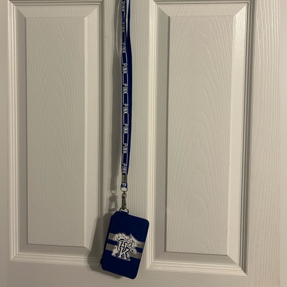 Victoria secret pink UK card holder / lanyard
